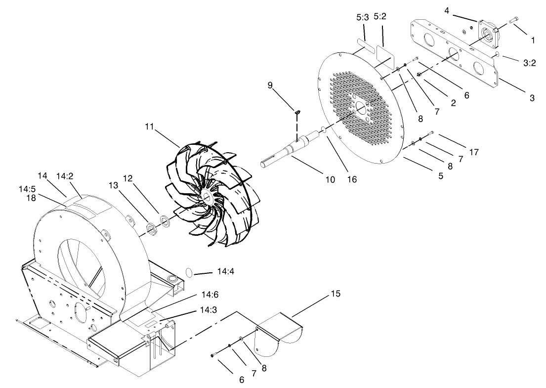 Blower and Fan Assembly