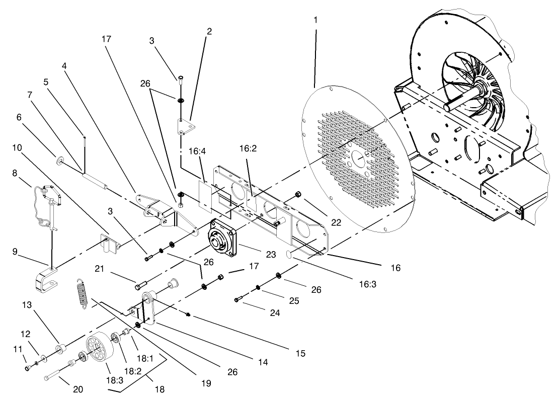 Bearing and Screen Assembly