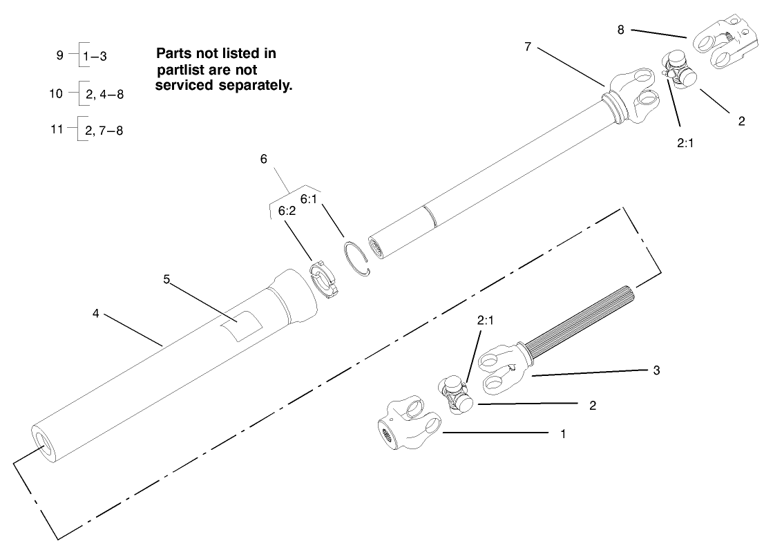 Drive Shaft Assembly No. 104-0264