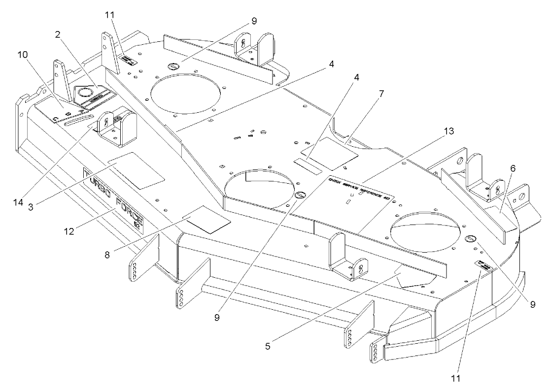 Deck Decal Assembly No. 107-1623