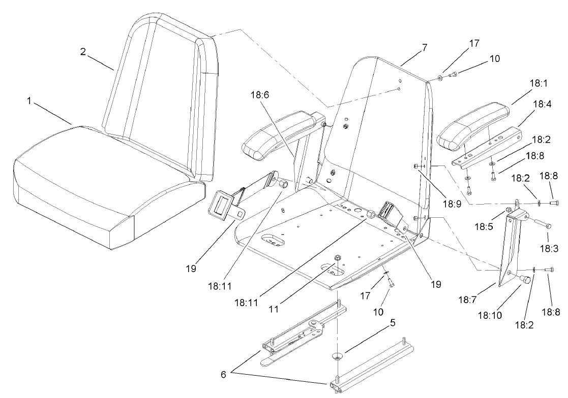 Seat Assembly No. 107-1867