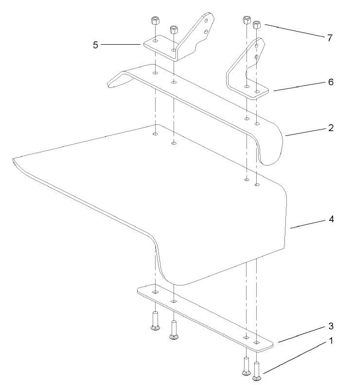 Rubber Deflector Assembly No. 106-3249