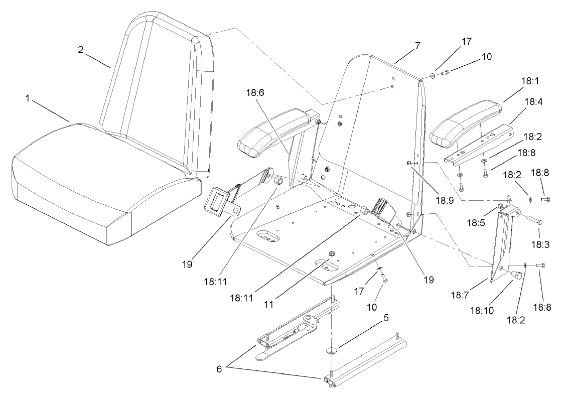 Seat Assembly No. 107-1867
