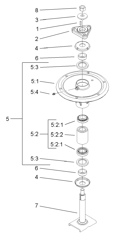 Spindle Assembly No. 106-3217