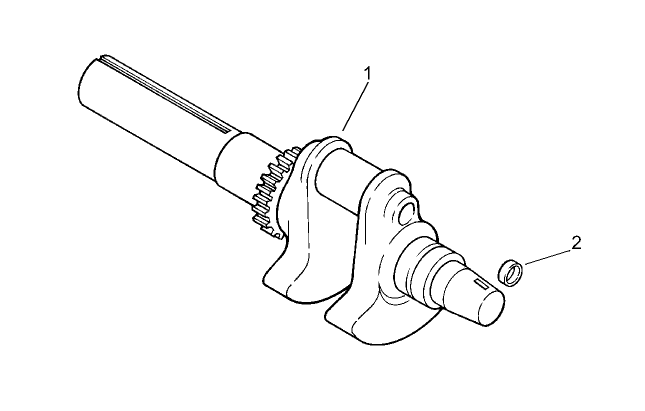 Group 1-Crankshaft Assembly Kohler CH23S-76569