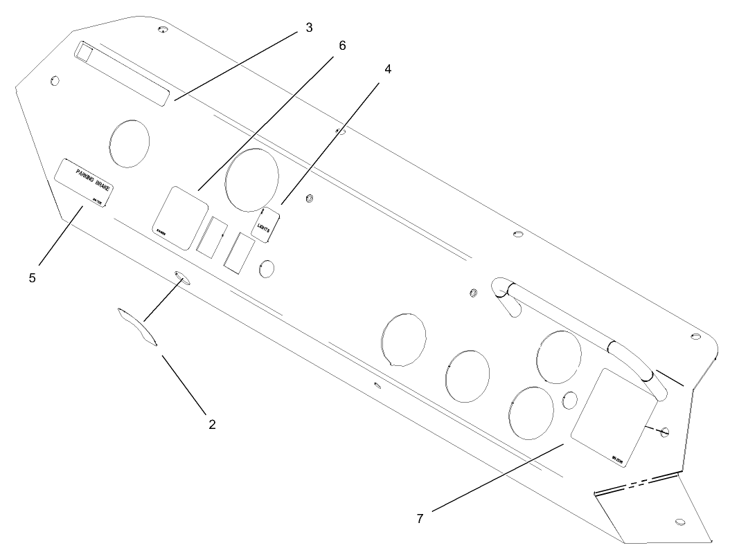 Dash Panel Assembly No. 104-9105