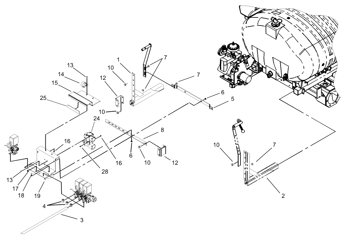 Sprayer Component Assembly