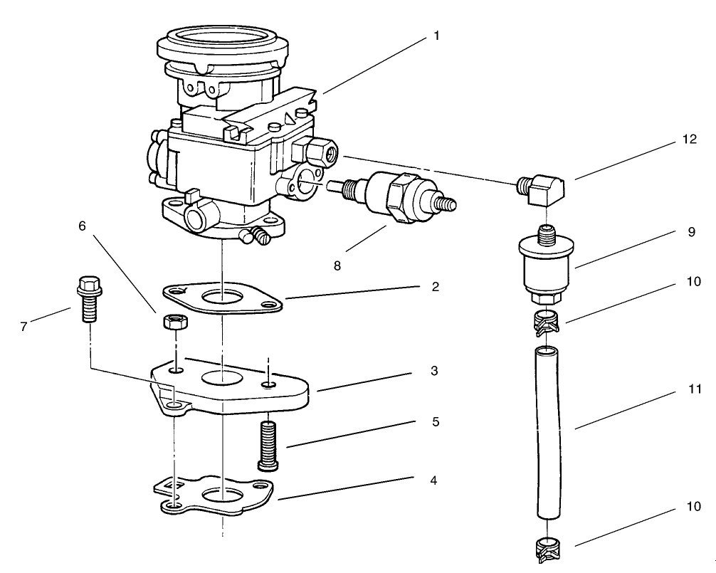 Carburetor Assembly  FORD VSG-4131-6007-Z