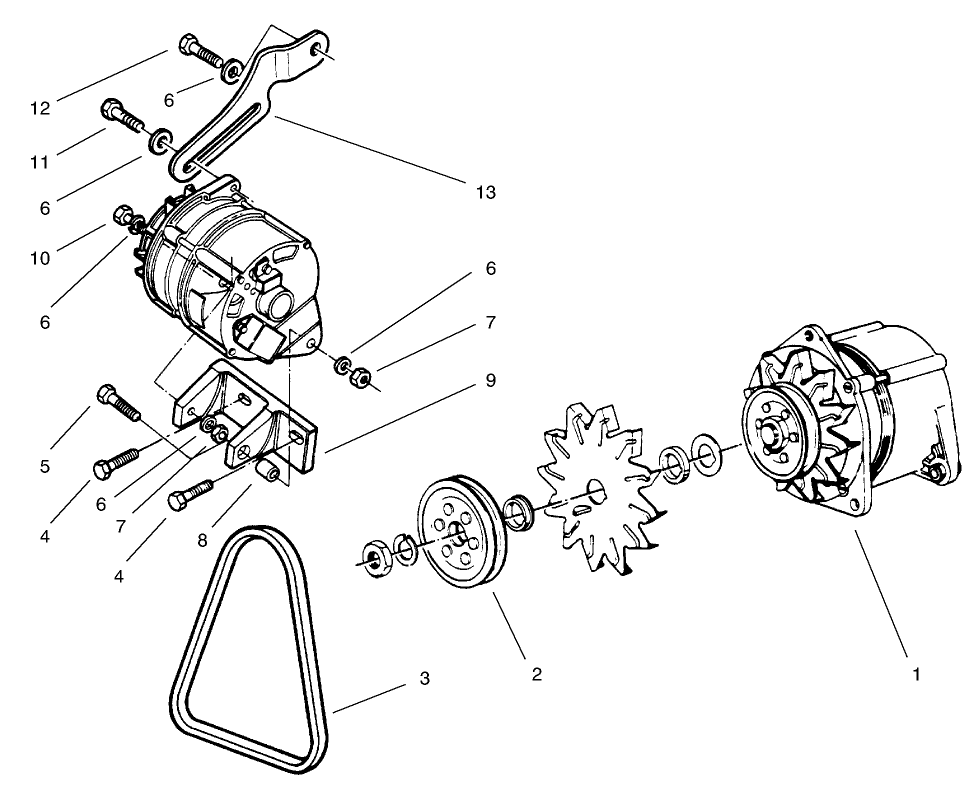 Alternator Regulator Assembly  FORD VSG-4131-6007-Z