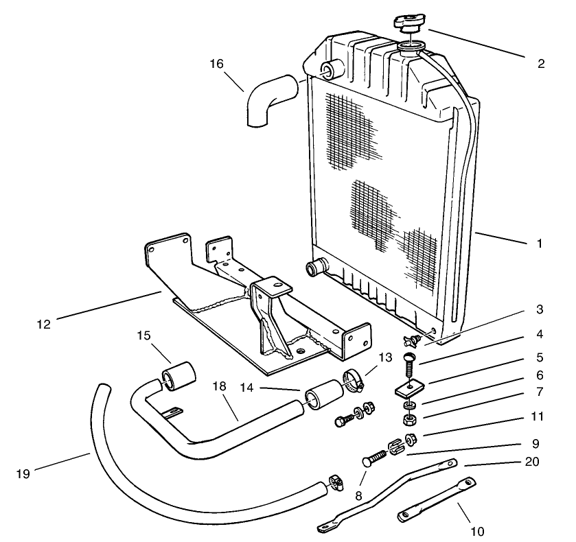 Radiator Assembly  FORD VSG-4131-6007-Z