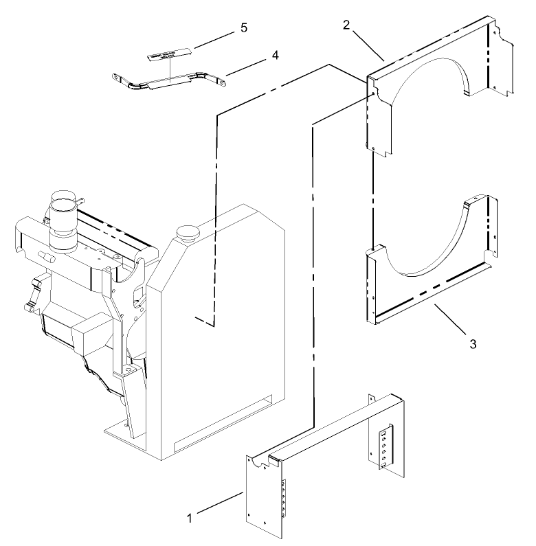 Radiator Shroud Assembly  FORD VSG-4131-6007-Z