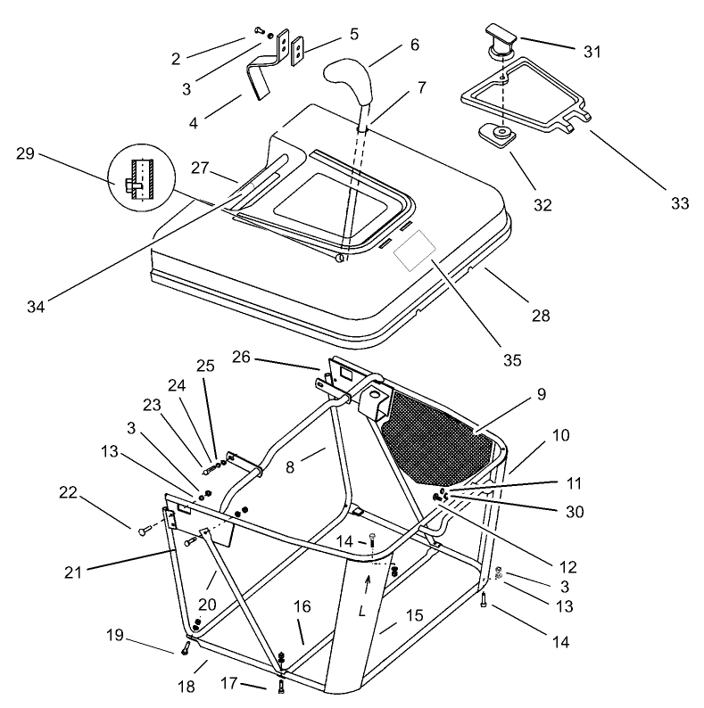 Grass Collector Assembly