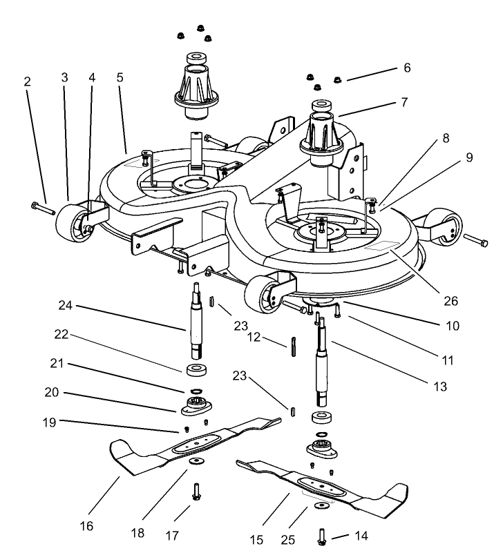 Operation-Cutting Pan Assembly