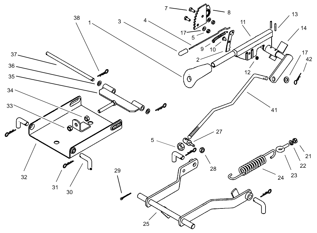Operation (Mower Lift) Assembly