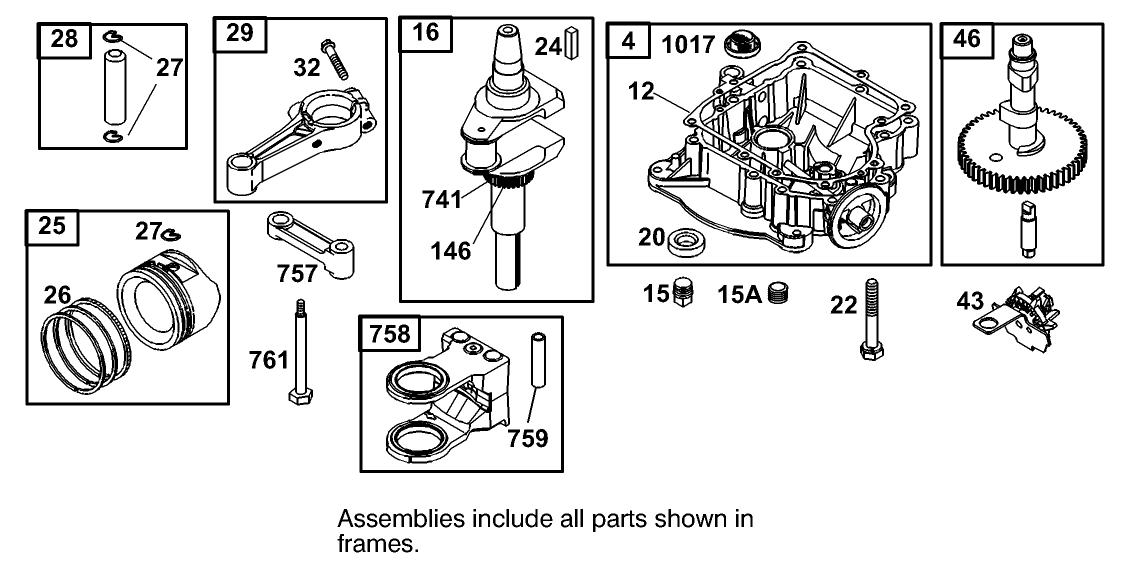 Engine Briggs & Stratton Model 311777-0151-E1