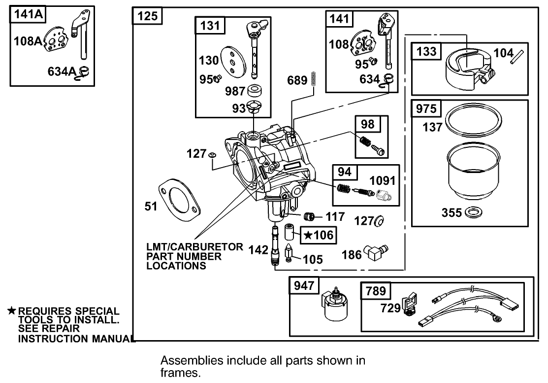 Engine Briggs & Stratton Model 311777-0151-E1
