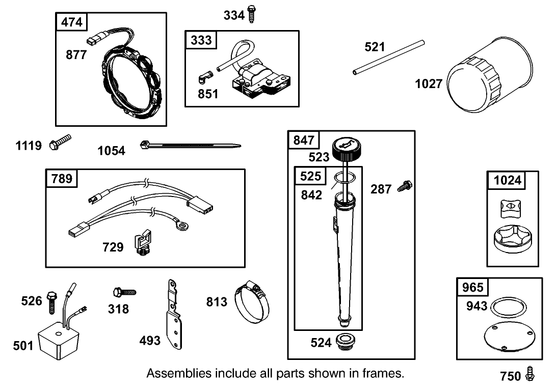 Engine Briggs & Stratton Model 311777-0151-E1