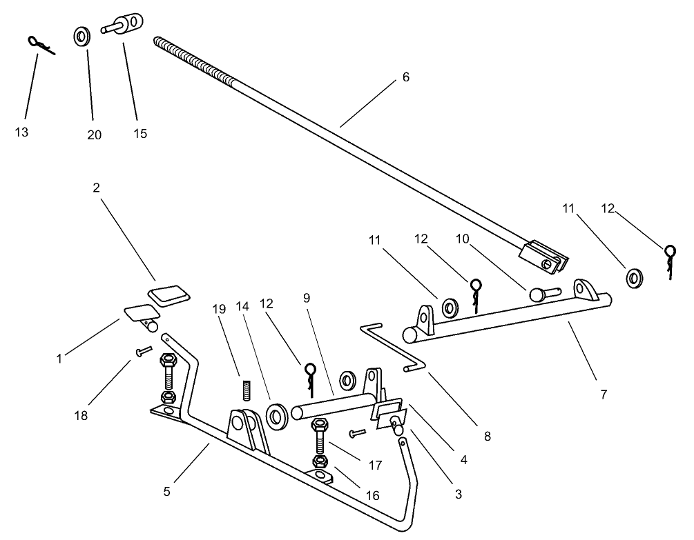 Operation (Travel Pedals) Assembly