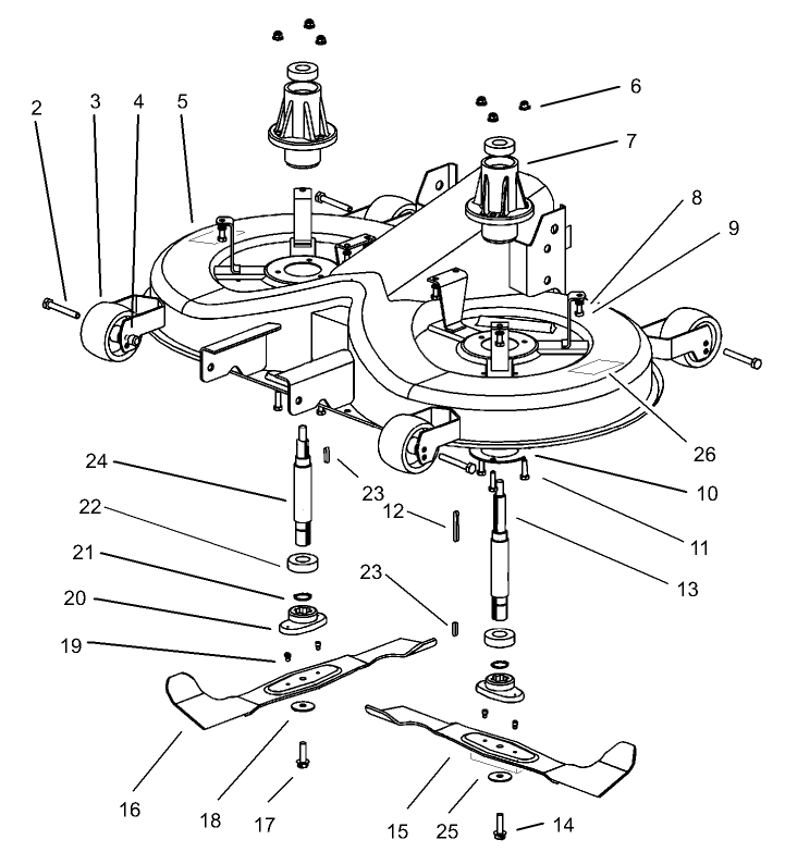Operation-Cutting Pan Assembly