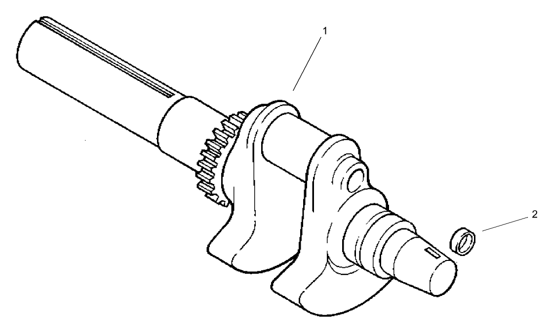 Crankshaft Assembly Kohler CH745-0003