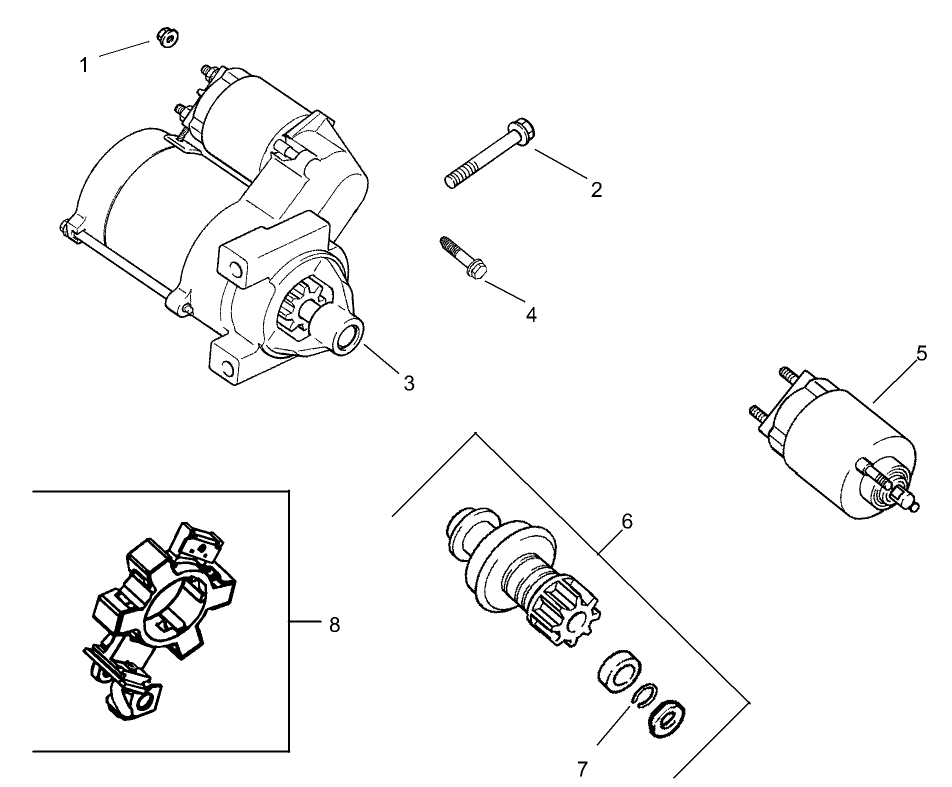 Starting System Assembly Kohler CH745-0003