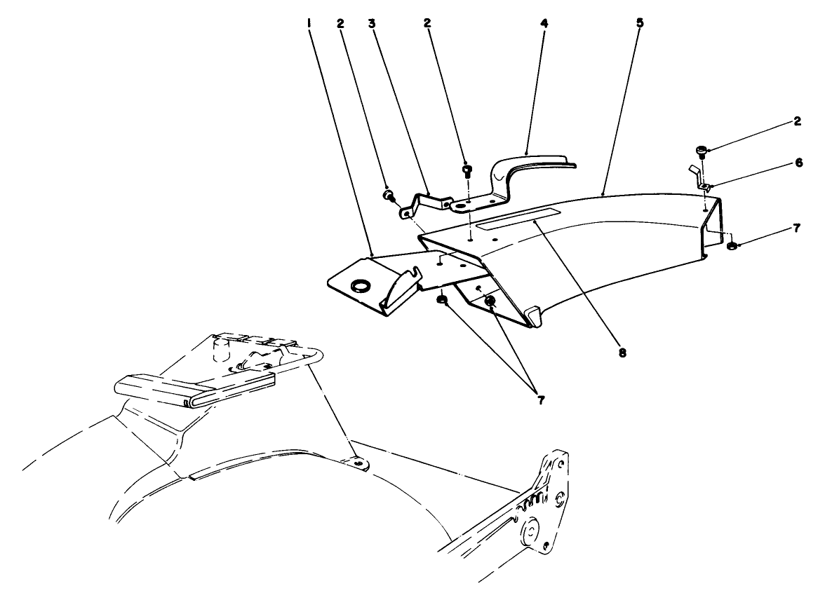 Side Discharge Chute Model No. 59108 (optional)