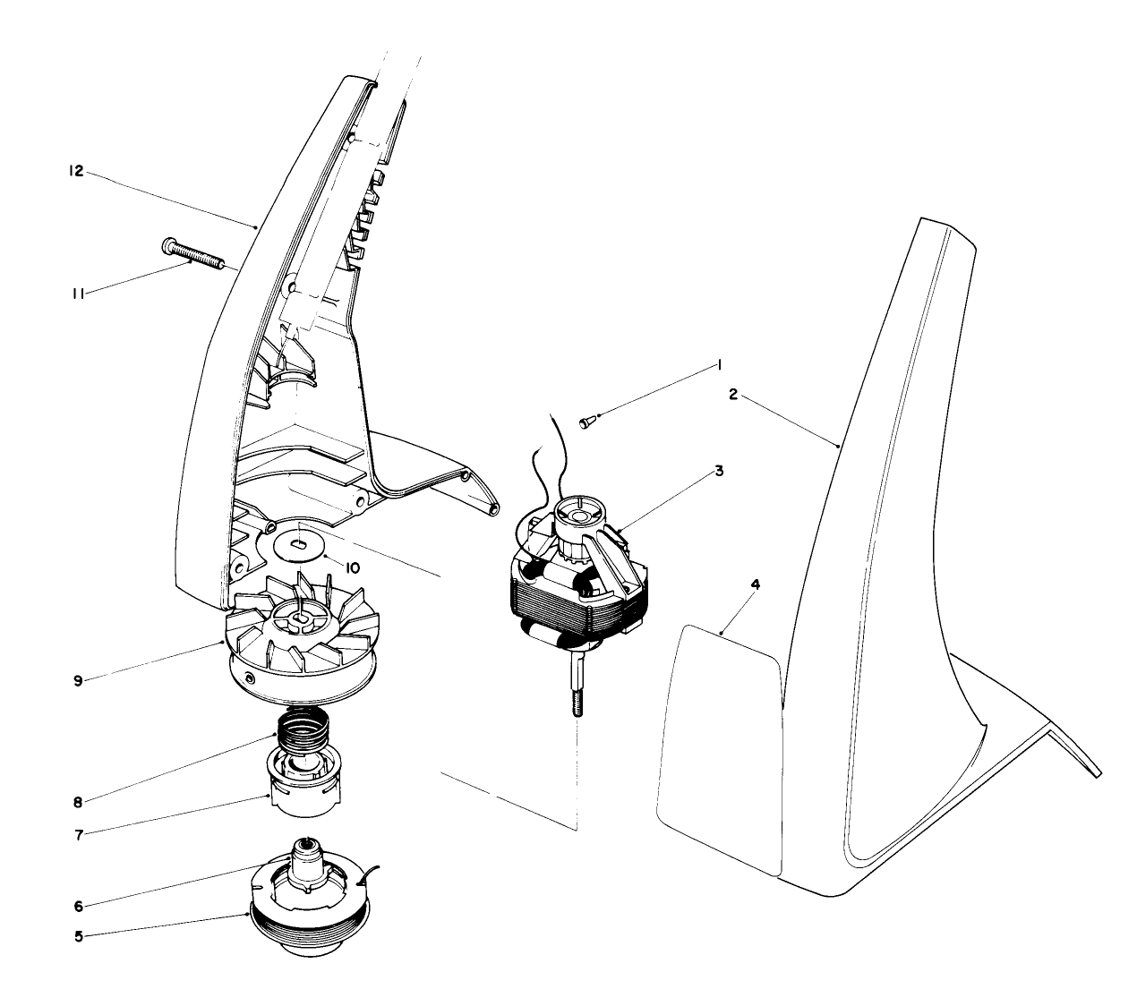Motor And Housing Assembly