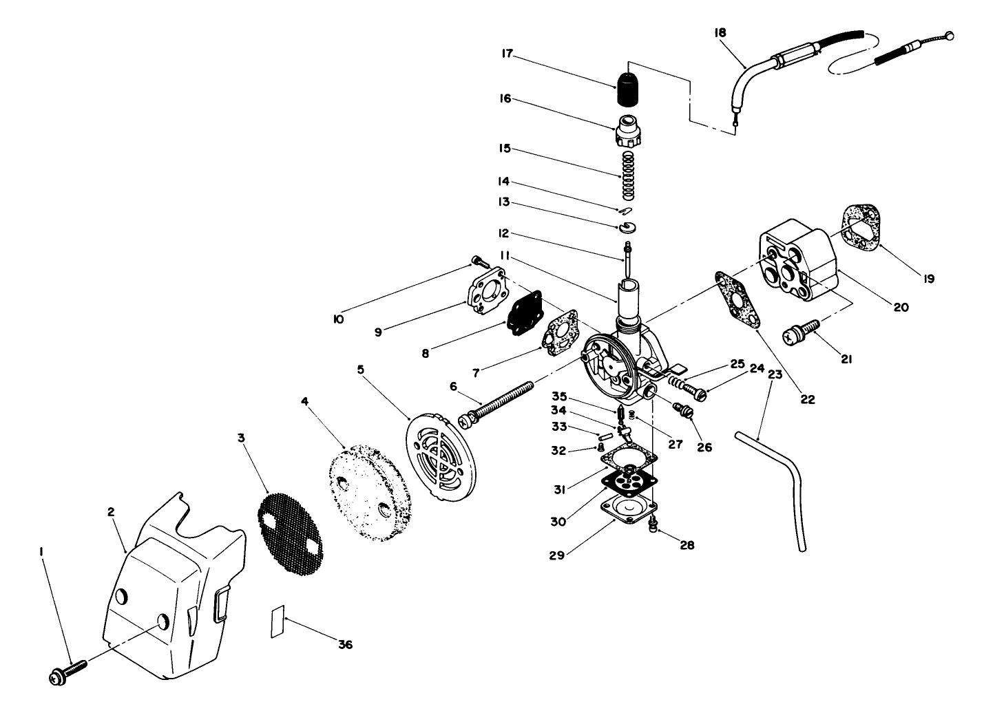 Carburetor & Air Cleaner Assembly