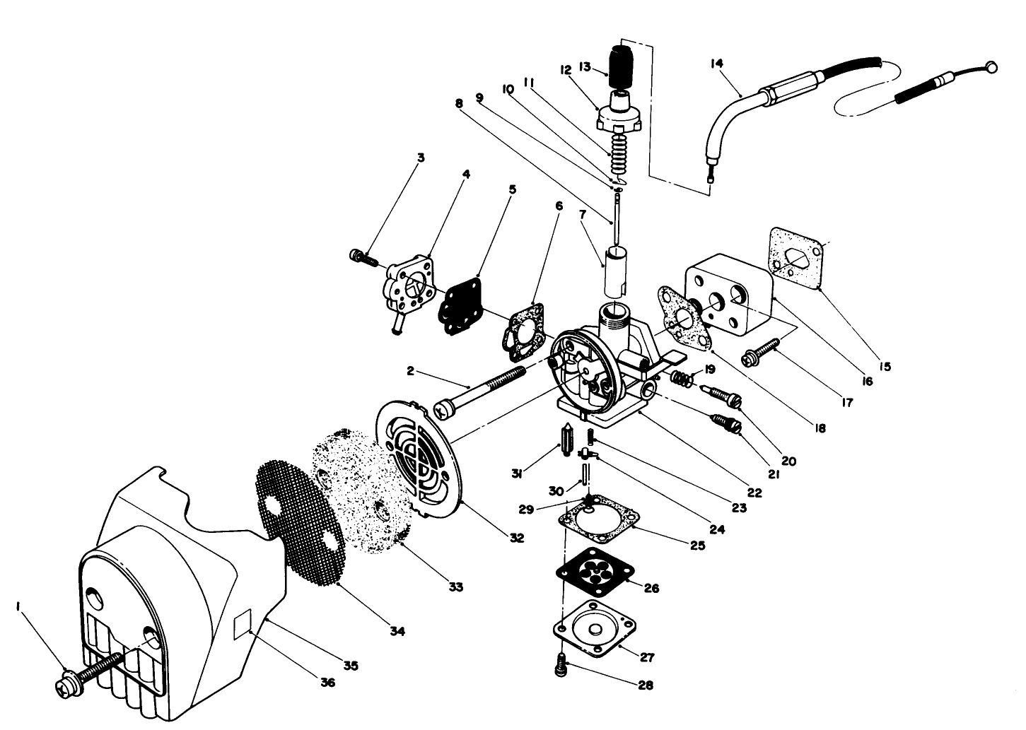 Carburetor & Air Cleaner Assembly
