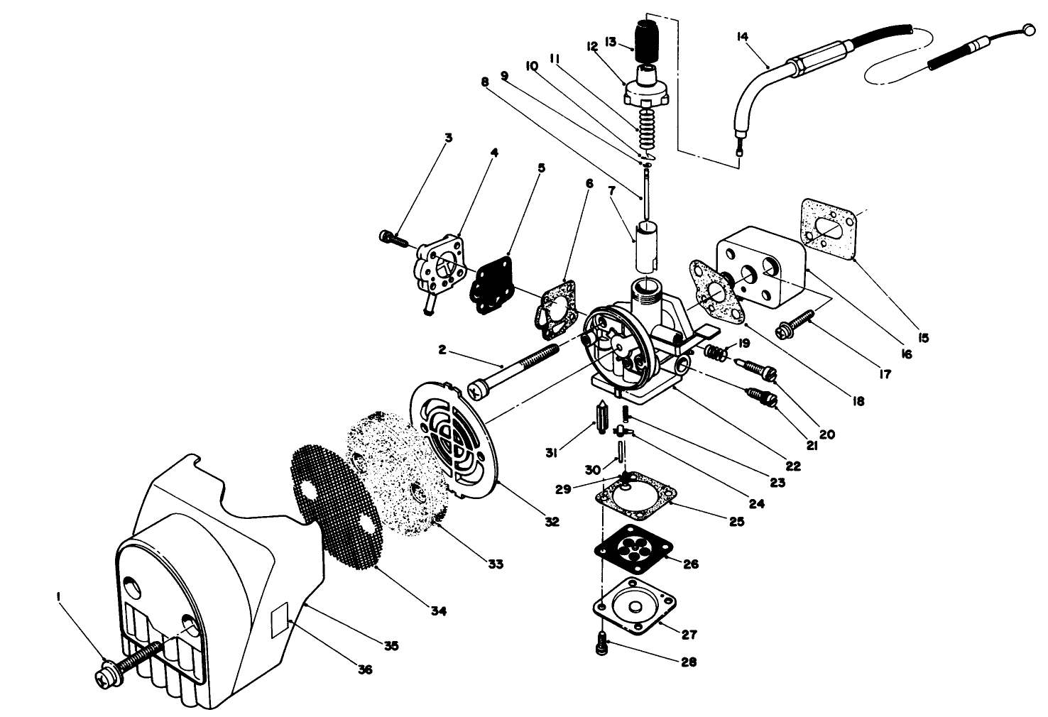 Carburetor & Air Cleaner Assembly