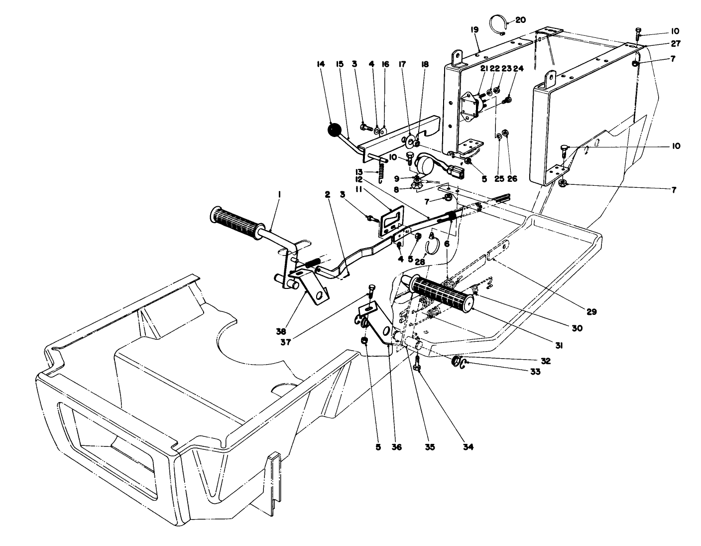Brake & Clutch Pedal Assembly