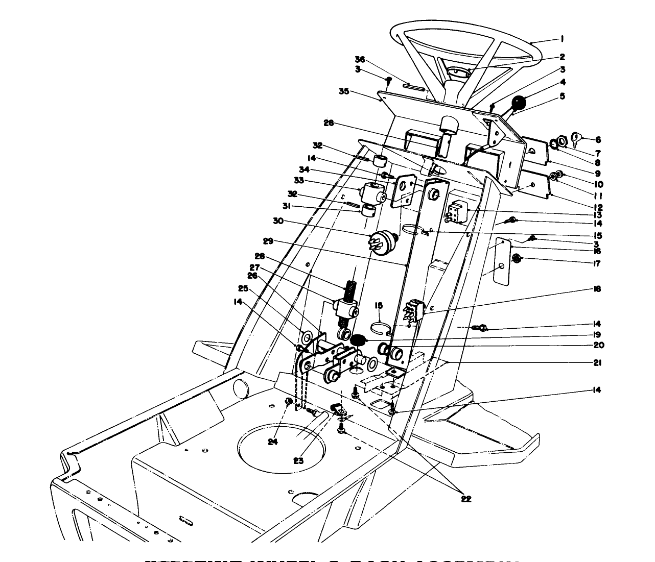 Steering Wheel & Dash Assembly