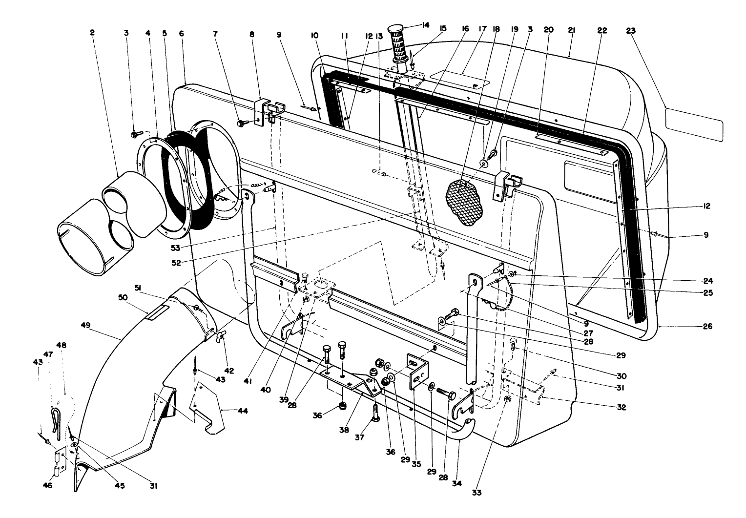 Easy-Empty Grass Catcher Model 59111 (optional)