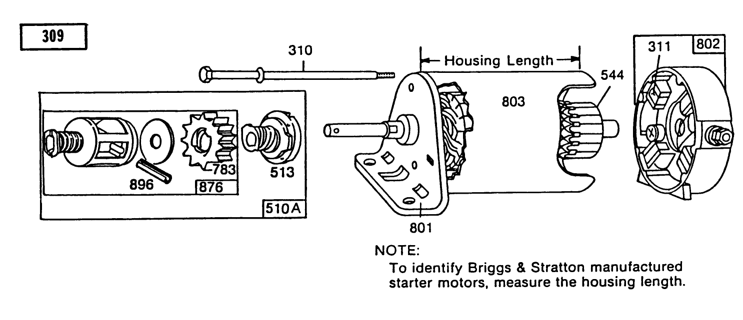Engine Briggs & Stratton Model No. 191707-2161-01 (continued) 8 H.p. Rear Engine Rider Electric Model 56145