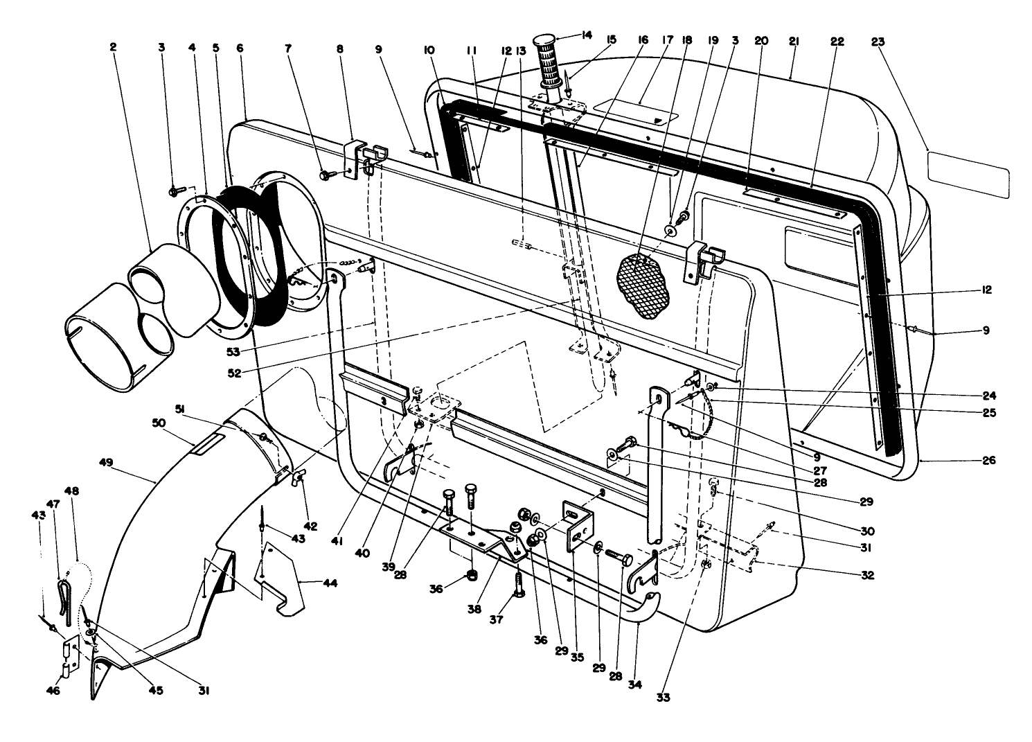 Easy-Empty Grass Catcher Model 59111 (optional)