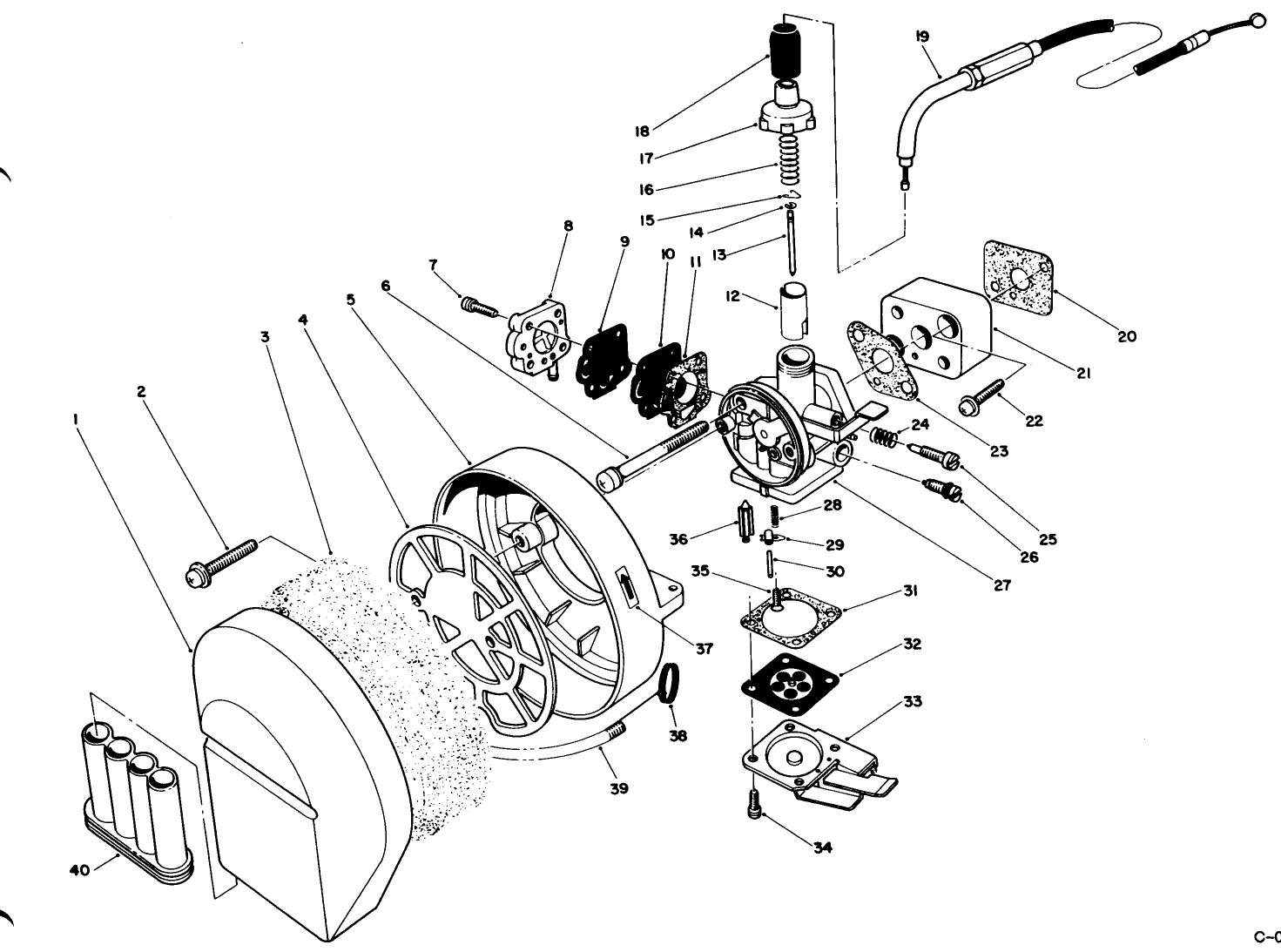 Carburetor & Air Cleaner Assembly
