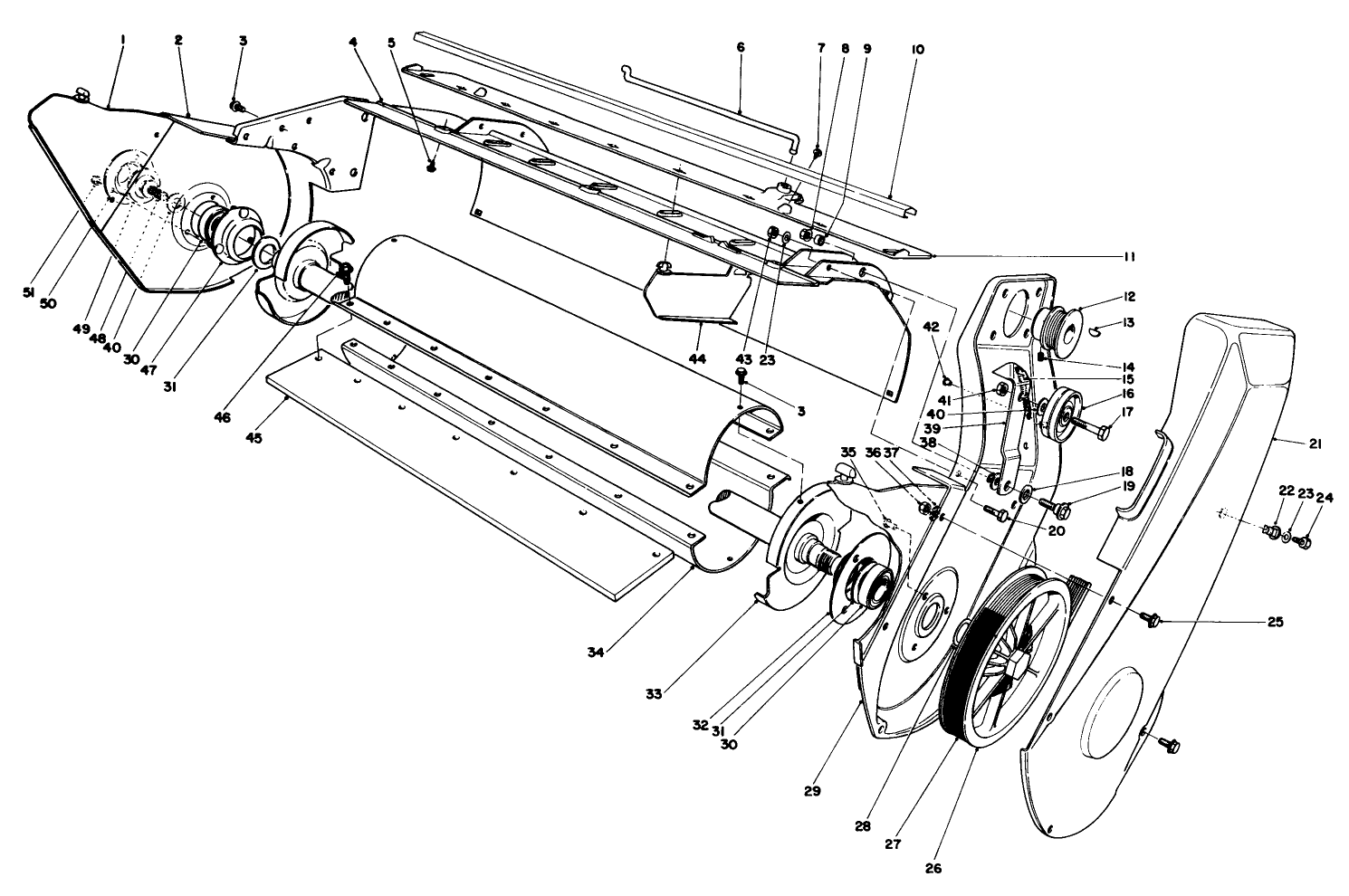 Lower Main Frame Assembly