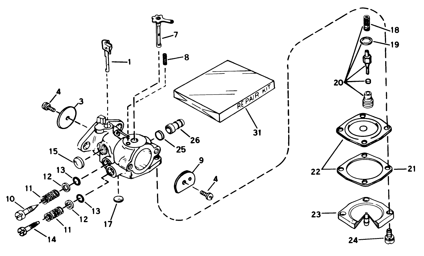 CARBURETOR NO. 632142A