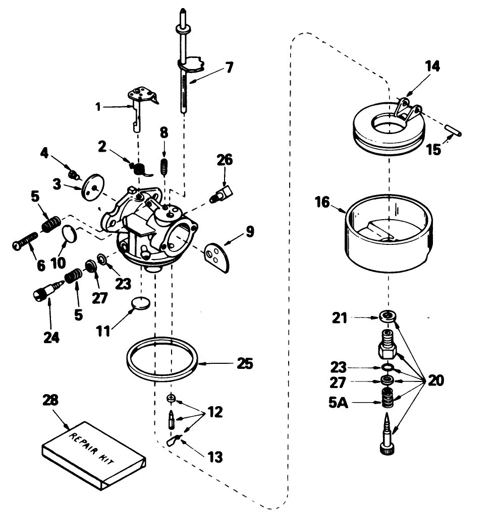 Carburetor No. 632378