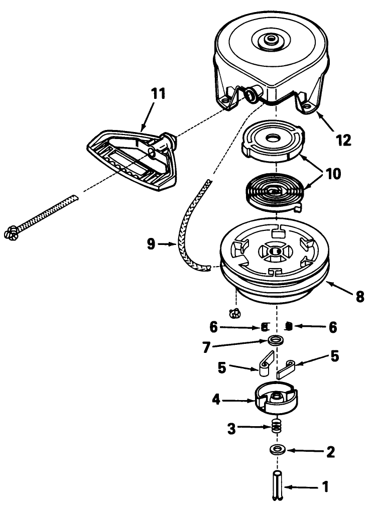 Rewind Starter No. 590630