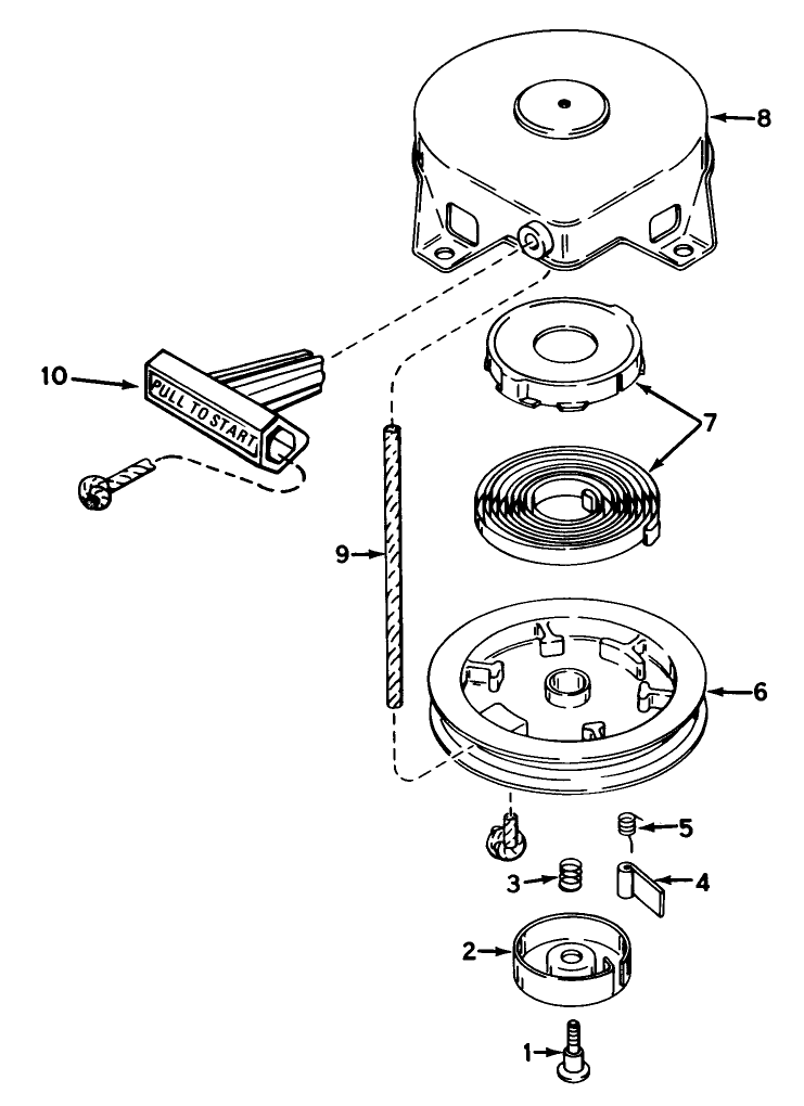 Rewind Starter No. 590537