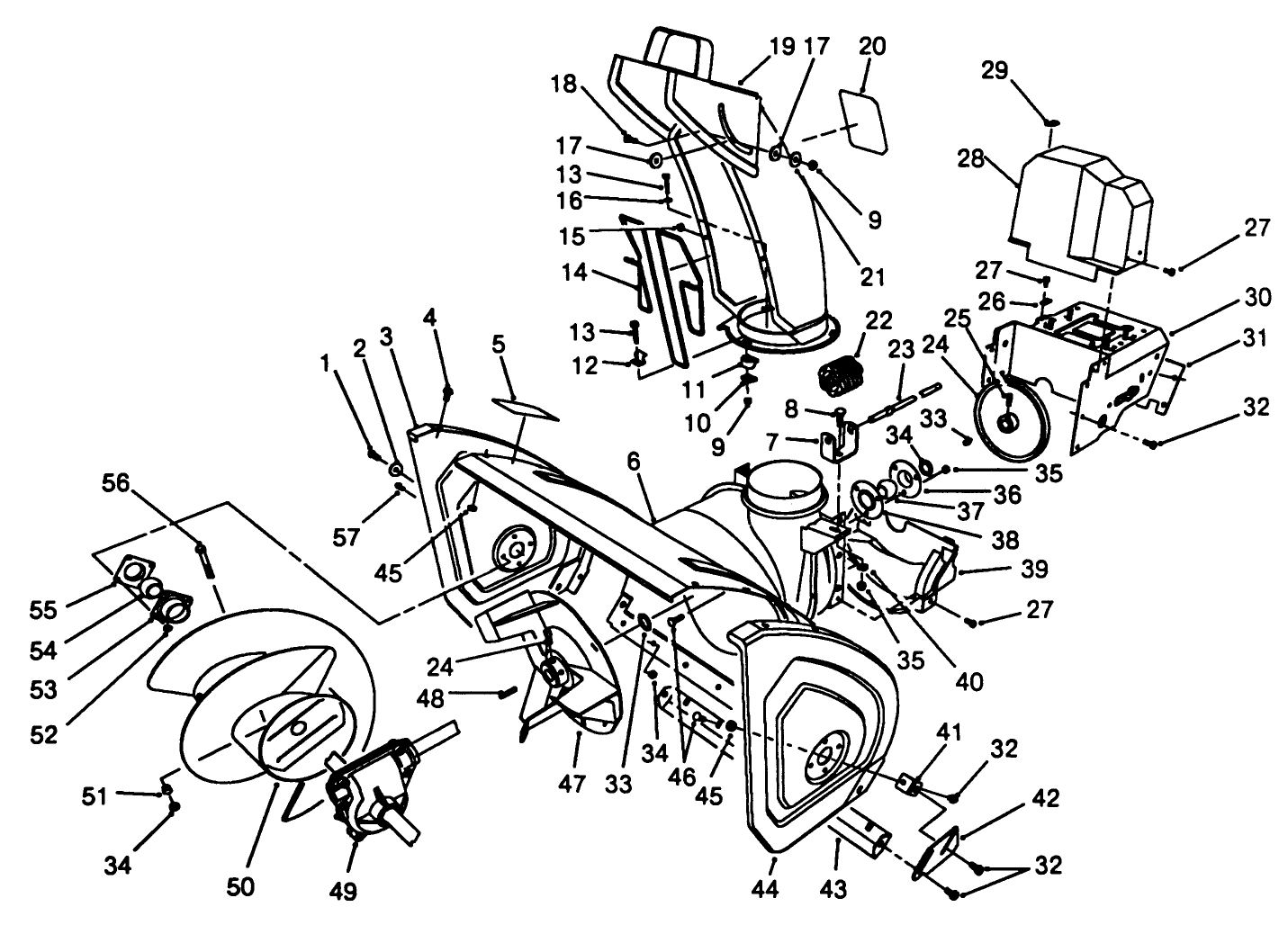 Housing & Chute Assembly