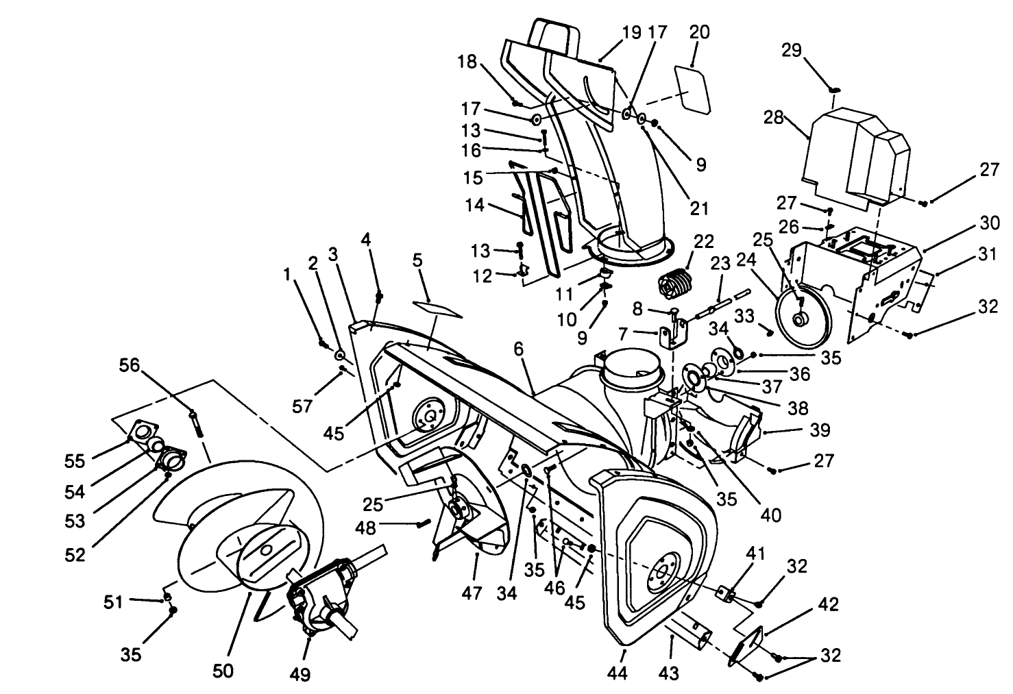 Housing & Chute Assembly