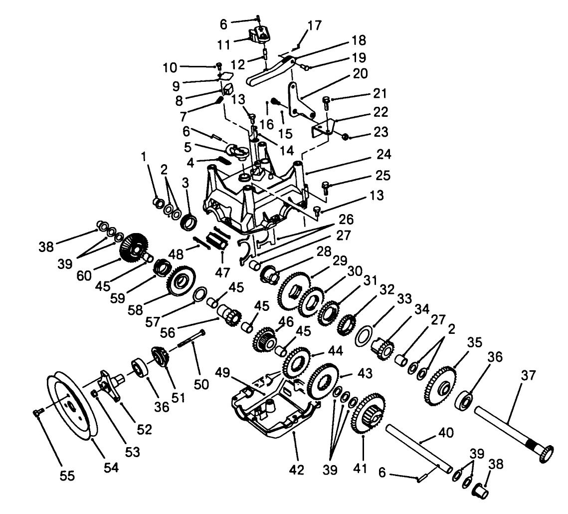 Transmission Assembly No. 62-0190