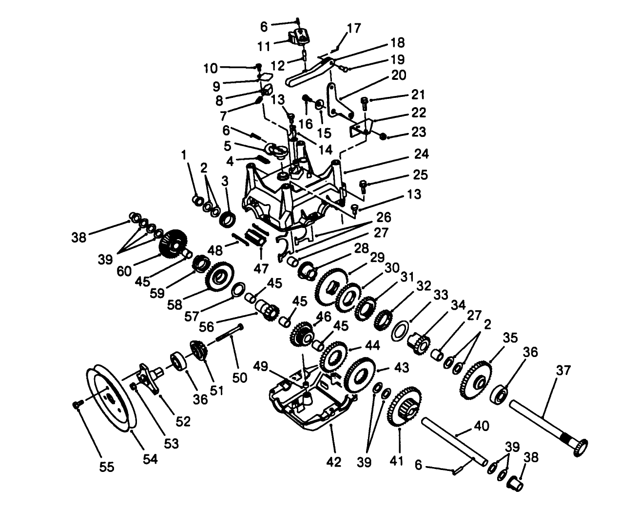 Transmission Assembly No. 62-0190