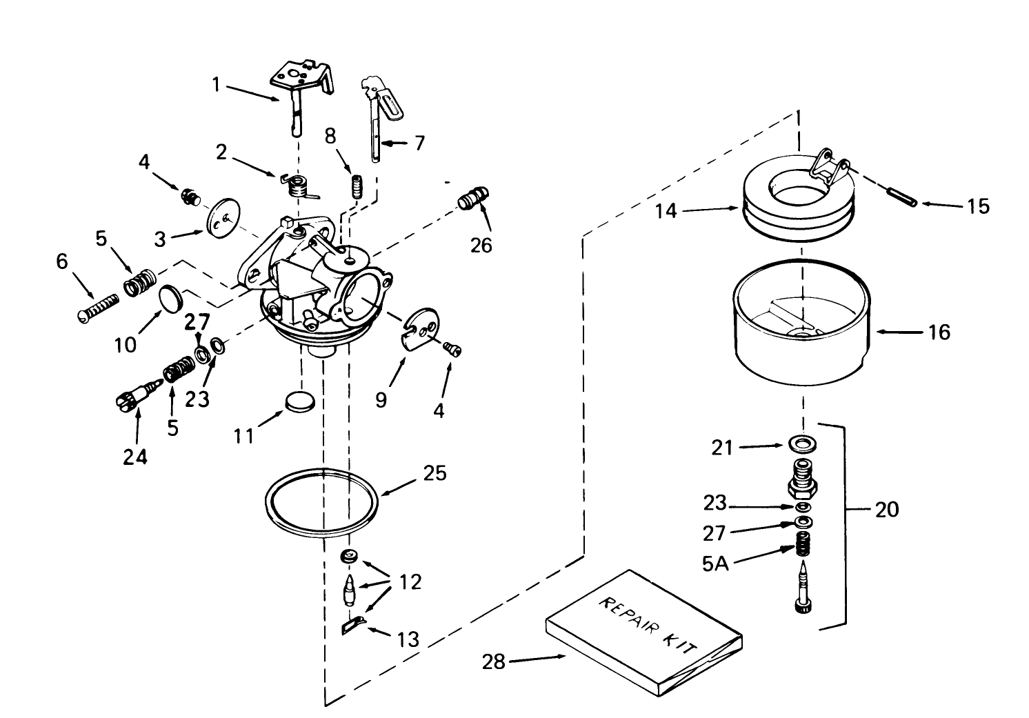 Carburetor No. 632334