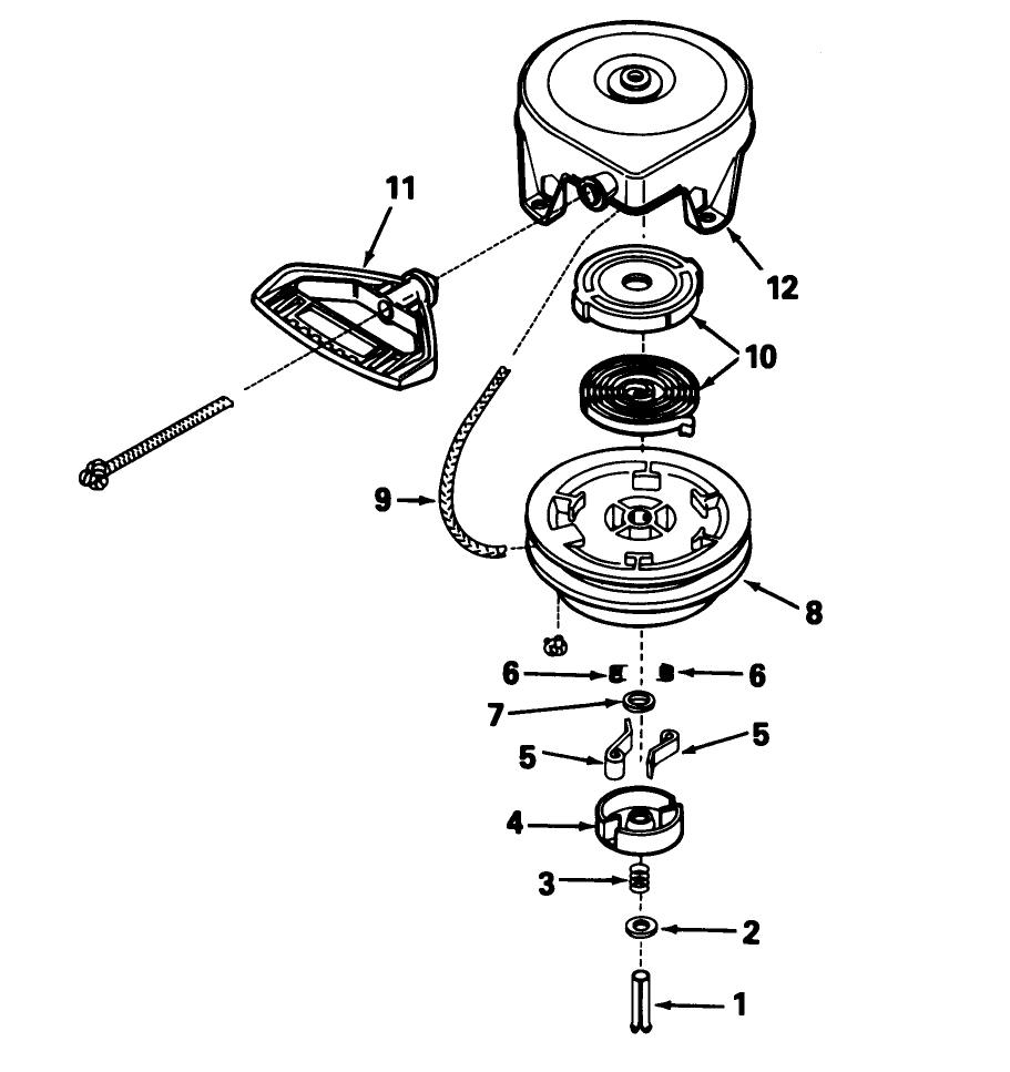 Rewind Starter No. 590630