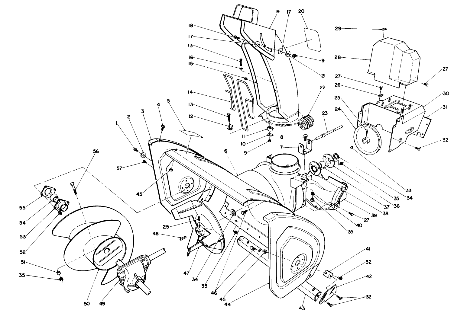 Housing & Chute Assembly