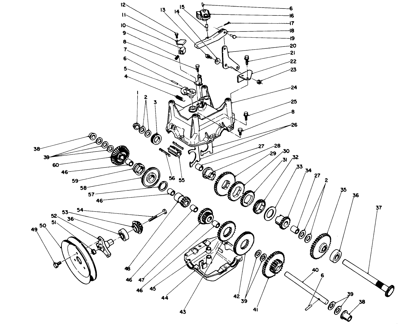 Transmission Assembly No. 62-0190
