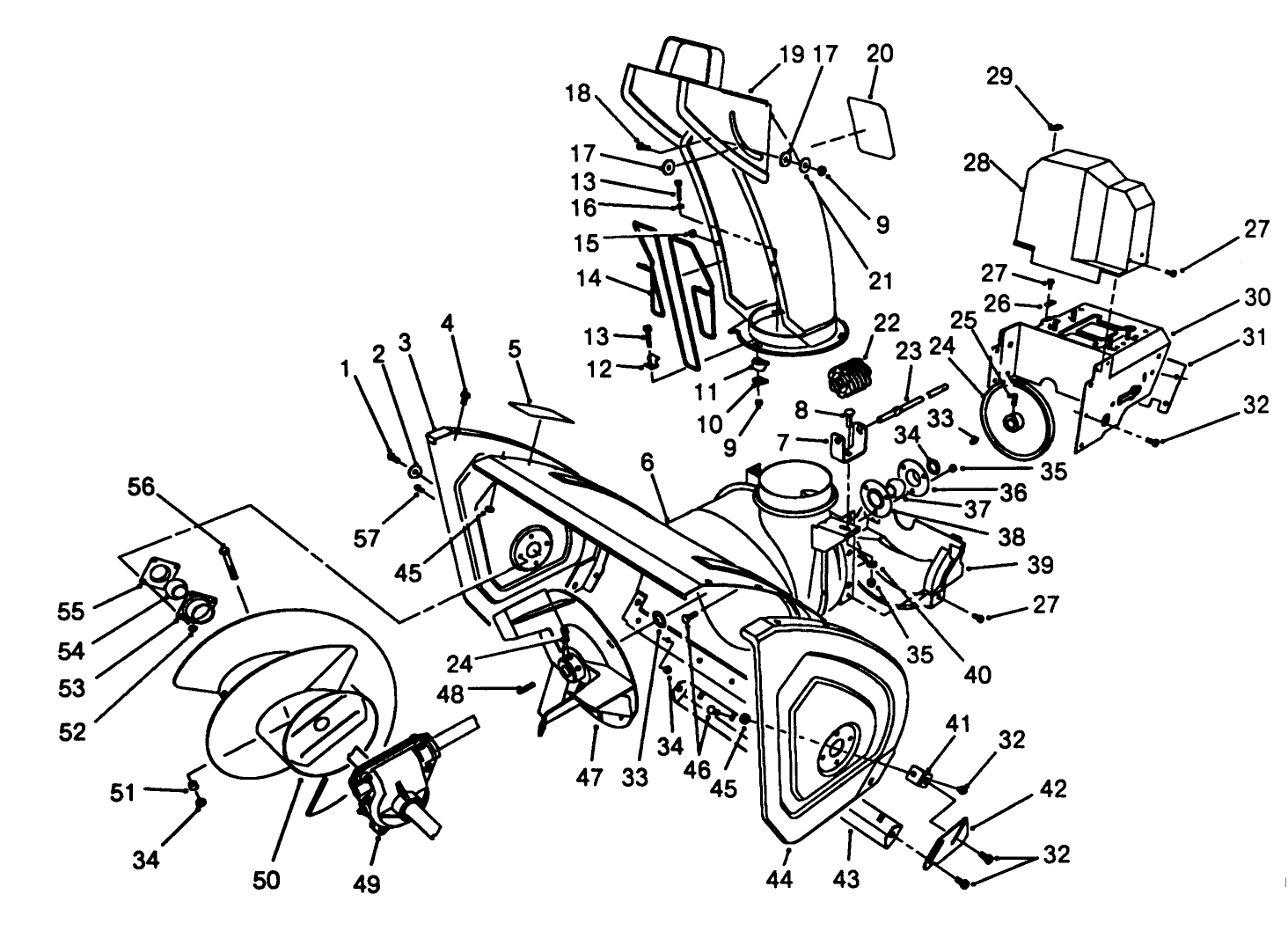 Housing & Chute Assembly